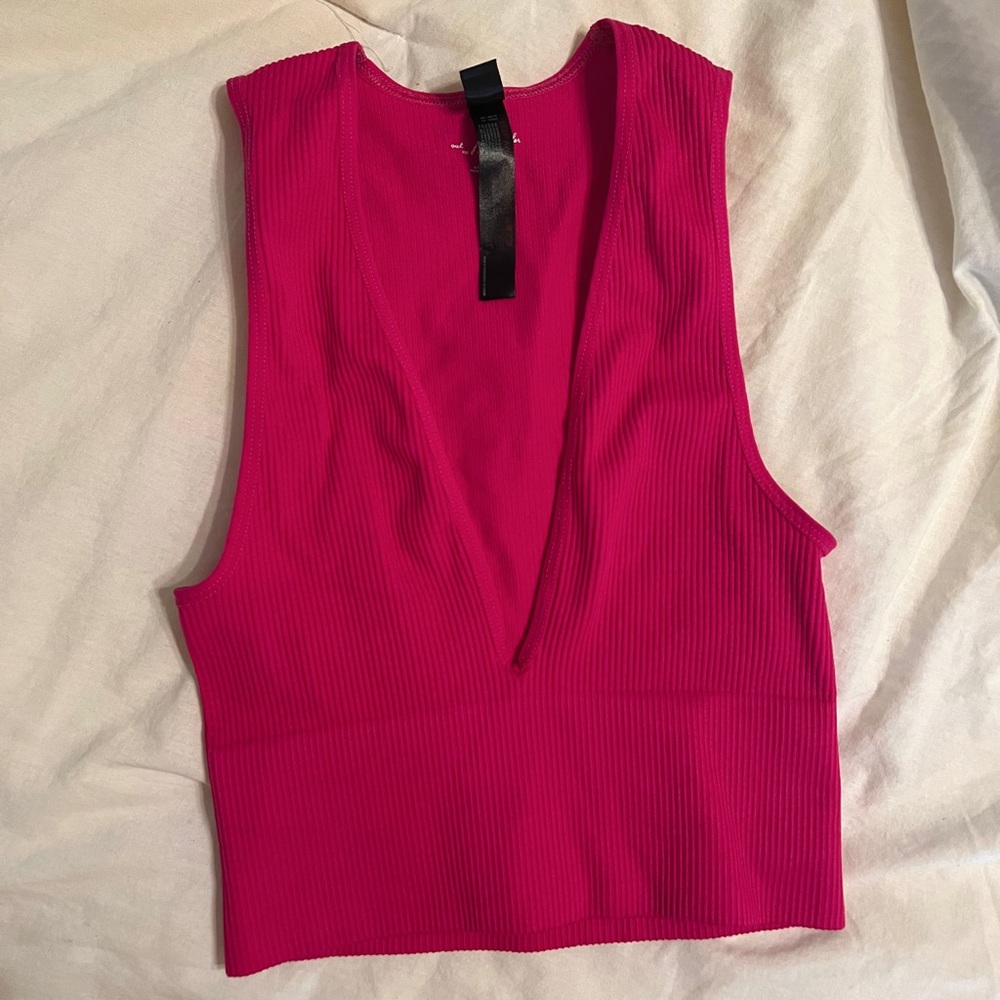 UO Out From Under Hailey Seamless Plunging Bra Top